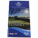 Brooks Koepka Signed 2022 Farmers Insurance Open Torrey Pines Golf Course Program JSA #SS74701