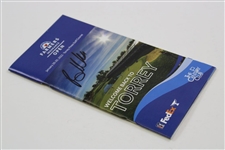 Brooks Koepka Signed 2022 Farmers Insurance Open Torrey Pines Golf Course Program JSA #SS74701