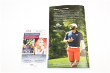 Brooks Koepka Signed 2022 Farmers Insurance Open Torrey Pines Golf Course Program JSA #SS74701