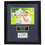 Brooks Koepka Signed Cut with Photo Display - Framed PSA/DNA #VV50262