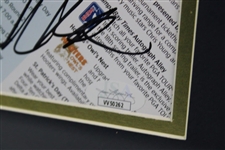 Brooks Koepka Signed Cut with Photo Display - Framed PSA/DNA #VV50262