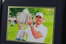 Brooks Koepka Signed Cut with Photo Display - Framed PSA/DNA #VV50262