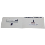 Tom Watson Signed 1998 The TOUR Championship 3rd Rd Scorecard w/John Huston (Marker)