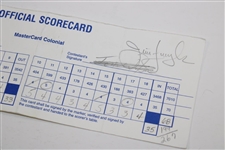 Tom Watson (Marker) Signed 1998 Phoenix Open 4th Rd Jim Furyk Scorecard
