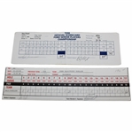 Nelson, Floyd, Daly & Zoeller Signed Official 1998 Sr. Players & 1998 Shark Shootout Scorecards