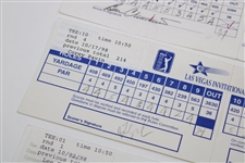 Crenshaw, Kite, Couples, Pavin, Coody & Trevino Signed Official 1998 Scorecards