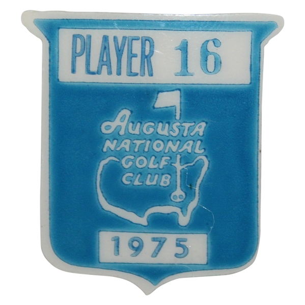 1975 Masters Tournament Contestant Badge #16 - Bob Murphy