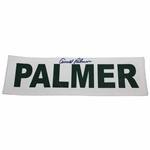Arnold Palmer Signed PALMER Caddy Name Plate JSA ALOA