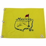 Arnold Palmer & Jack Nicklaus Signed Undated Masters Embroidered Flag JSA #Y79348