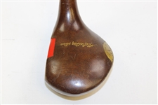 AG Spalding Bros Brassie Or 2 Wood B-54 Fancy Face Pat'D 1909 & 1926 Left Handed Repaired Shaft