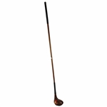 AG Spalding Bros Brassie Or 2 Wood B-54 Fancy Face Pat'D 1909 & 1926 Left Handed Repaired Shaft
