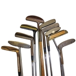 Ten (10) Vintage Brass Putters