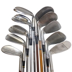 Ten (10) Vintage Wedges, Exploder, Sandy Andy, Pitching Blaster