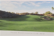 Prairie Dunes Country Club Hole No. 8 - 430 Yards - Par 4 Print - Framed