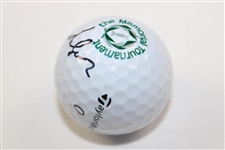 Jordan Spieth Signed The Memorial Tournament Logo Golf Ball JSA ALOA