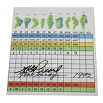 Henry HG Picard & Gene Sarazen Signed Indigo Creek Scorecard JSA ALOA