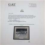 1948 Mike Turnesa Putts During the 1948 PGA Championship Photo - Framed