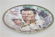 Gary Player Signed Ltd Ed 1992 Sports Impressions Platinum Edition Plate #1039 JSA ALOA