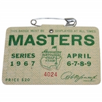 1967 Masters Tournament SERIES Badge #4024