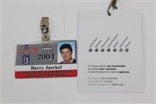 Barry Jaeckel's 2004 PGA Champions Tour Member ID & 2006 Open De France Alstom Sportif ID Pass