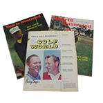Billy Casper Signed 1966 Golf World w/Two Unsigned Sports Illustrateds (1961 & 1970) JSA ALOA