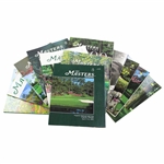 Twelve (12) Different Masters Journals - 1993, 1995-2000, 2002-2003, 2011, & 2019-2020