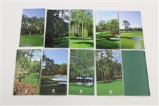 Ten (10) Different Masters Tournament Spectator Guides Including 2019