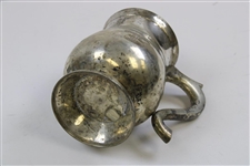 Classic Kent Silver Plate Thunderbird Logo 'Pebble Beach Closed' Pitcher