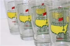 Fifteen (15) Assorted Masters Commemorative Glasses - 1996-2017