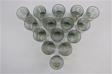 Fifteen (15) Assorted Masters Commemorative Glasses - 1996-2017