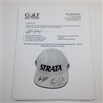Hal Sutton & Jesper Parnevik Signed Hal Sutton Personal Strata Hat - Chi-Chi Rodriguez Collection JSA ALOA