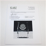 Chi Chi Rodriguez's Prism World Golf Hall of Fame Quartz Clock in Box