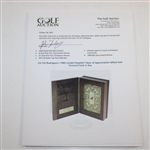 Chi Chi Rodriguez's 1985 Lindell Hospital Token of Appreciation Gifted Golf Themed Clock in Box