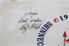 Ray Floyd Signed 1986 US Open at Shinnecock Hills GC Flag - Personalized to Wayne JSA ALOA