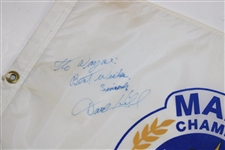 Dave Hill Signed Mazda Champions at Hyatt Dorado Beach Flag - Personalized to Wayne JSA ALOA