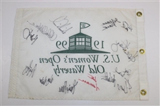 Champ Juli Inkster, Park (LA) & Others Signed 1999 US Women's Open at Old Waverly Flag JSA ALOA