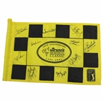 Multi-Signed Brunos Memorial Classic 1992-2001 10th Ann. Course Flag JSA ALOA