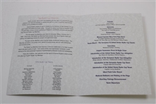 Lanny Wadkins Signed 1995 Oak Hill Opening Ceremonies Pamphlet JSA ALOA