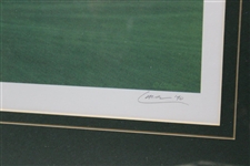 Augusta National Golf Club 11th Hole Ltd Ed Oversize Michael Lane Print 611/1000 - Framed