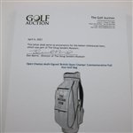Open Champs Multi-Signed 'British Open Champs' Commemorative Full Size Golf Bag JSA ALOA