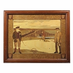 The Tony Jacklin Collection The Swilken Burn Engraved Wood Display