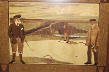 The Tony Jacklin Collection 'The Swilken Burn' Engraved Wood Display