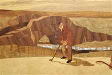 The Tony Jacklin Collection 'The Swilken Burn' Engraved Wood Display