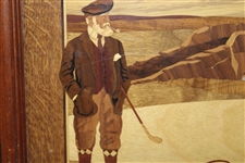 The Tony Jacklin Collection 'The Swilken Burn' Engraved Wood Display