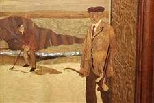 The Tony Jacklin Collection 'The Swilken Burn' Engraved Wood Display