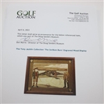 The Tony Jacklin Collection 'The Swilken Burn' Engraved Wood Display