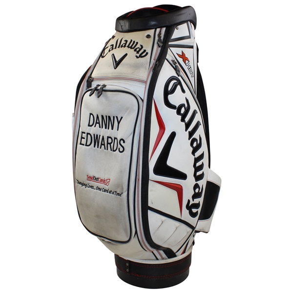 Danny Edwards Match Used Callaway SendOutCards XHot Full Size Golf Bag