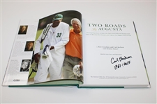 Augusta National Caddy Carl Jackson & Ben Crenshaw Signed Two Roads To Augusta Book JSA ALOA
