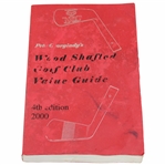 Peter Georgiady Signed Wood Shafted Golf Club Value Guide Booklet JSA ALOA