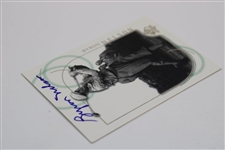 Byron Nelson Signed 2001 Upper Deck SP Authentic Golf Card JSA ALOA
